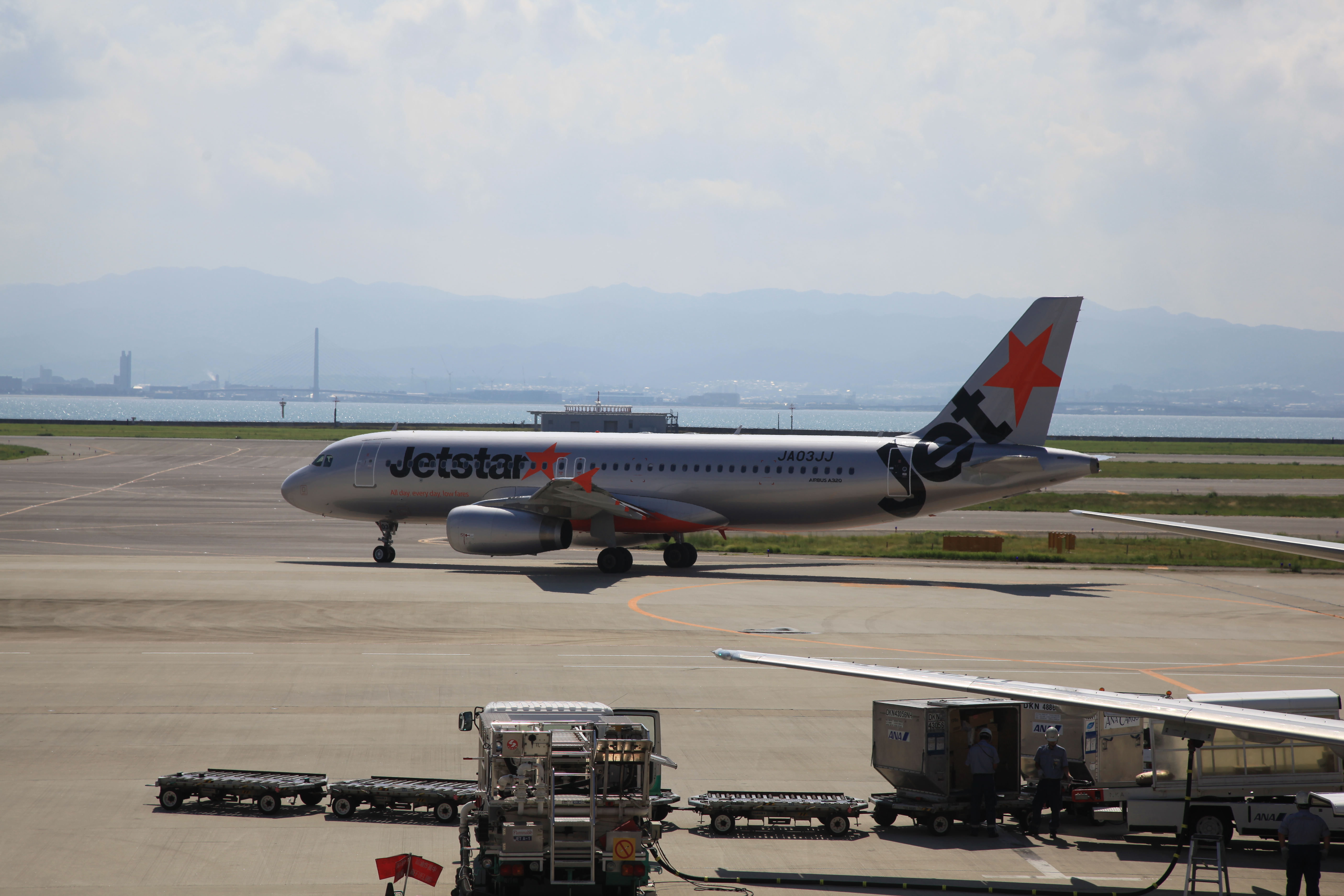 Jetstarの飛行機
