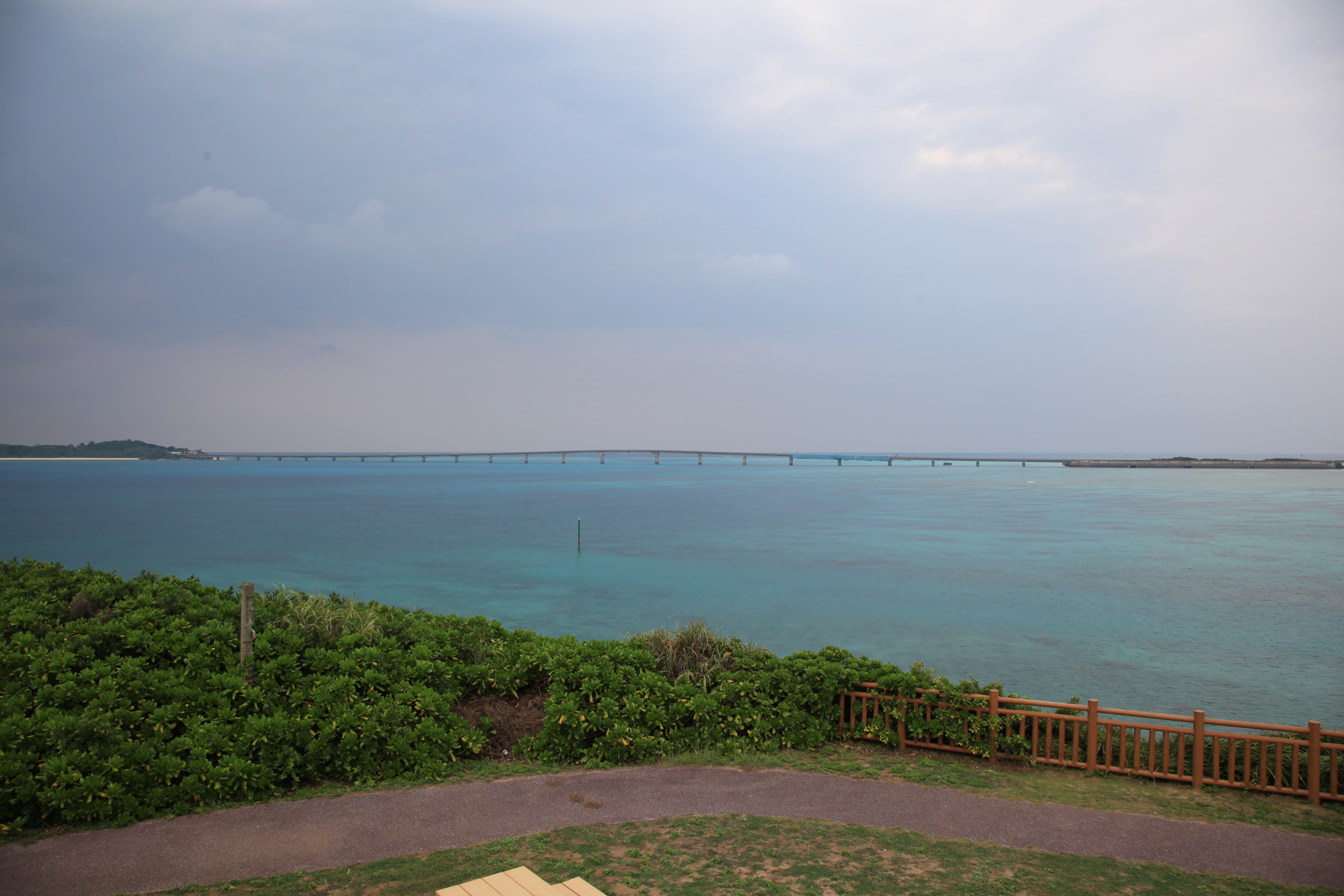 建設中の伊良部大橋