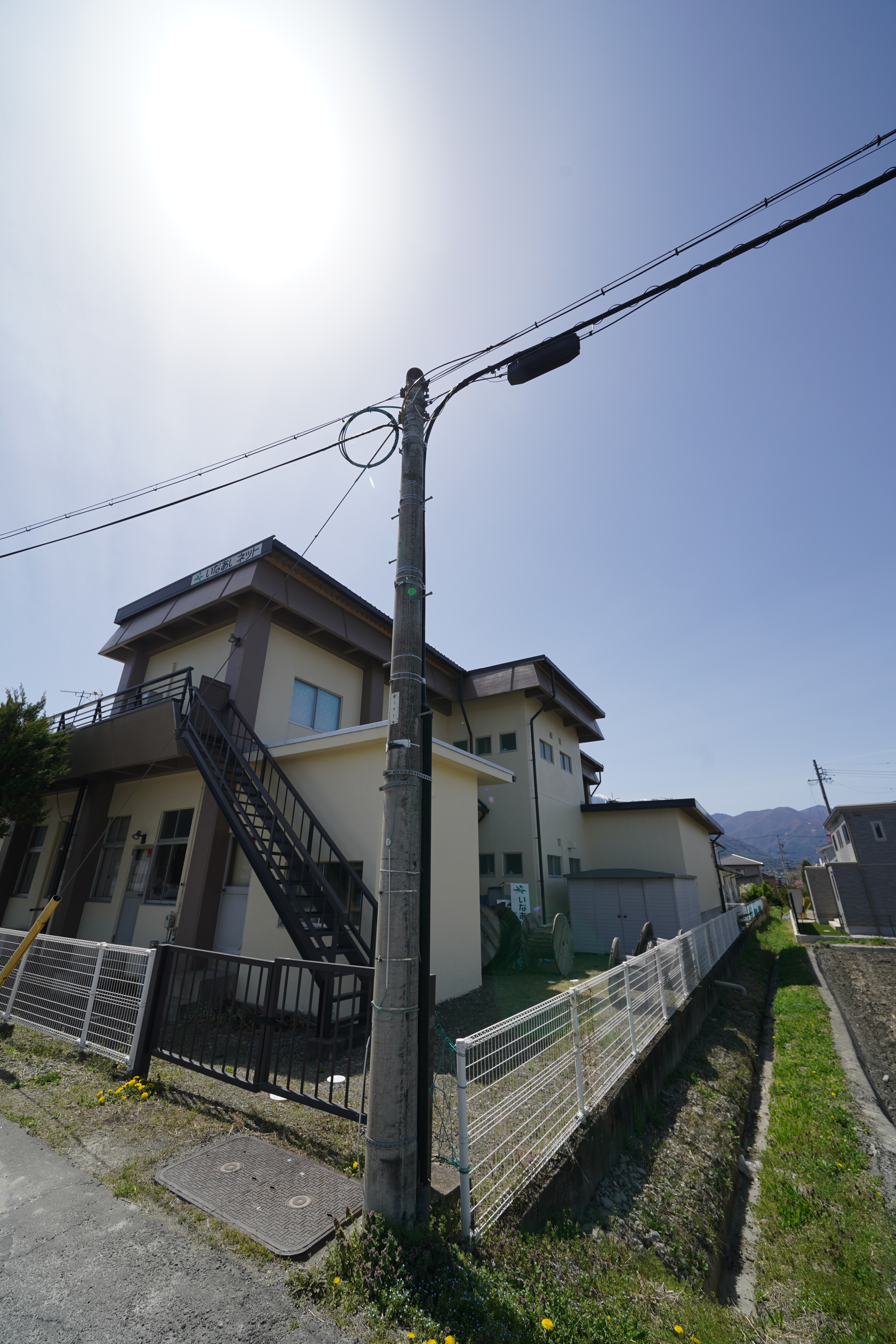 基幹光ファイバーの出口 基幹光ファイバーの出口