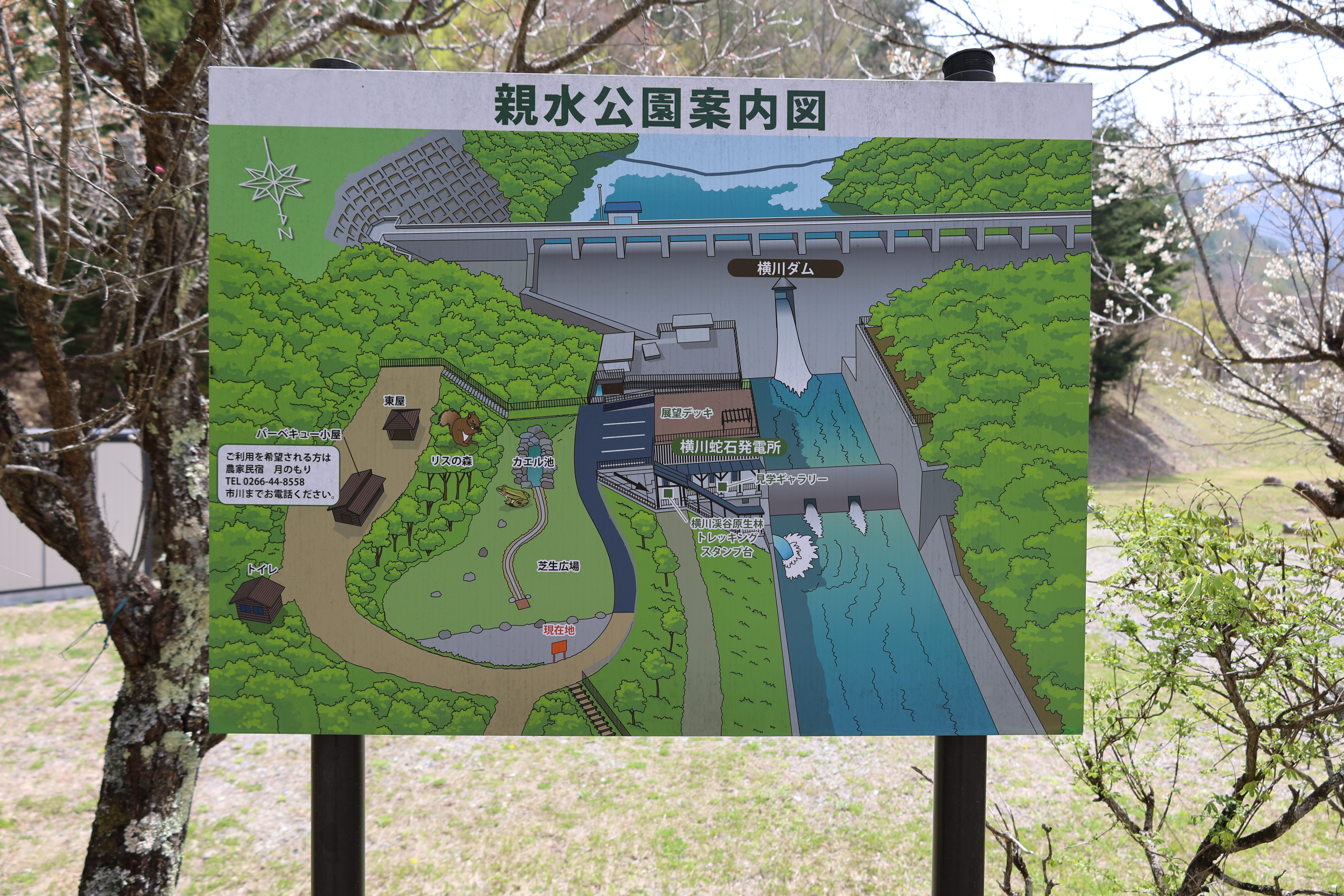親水公園案内図