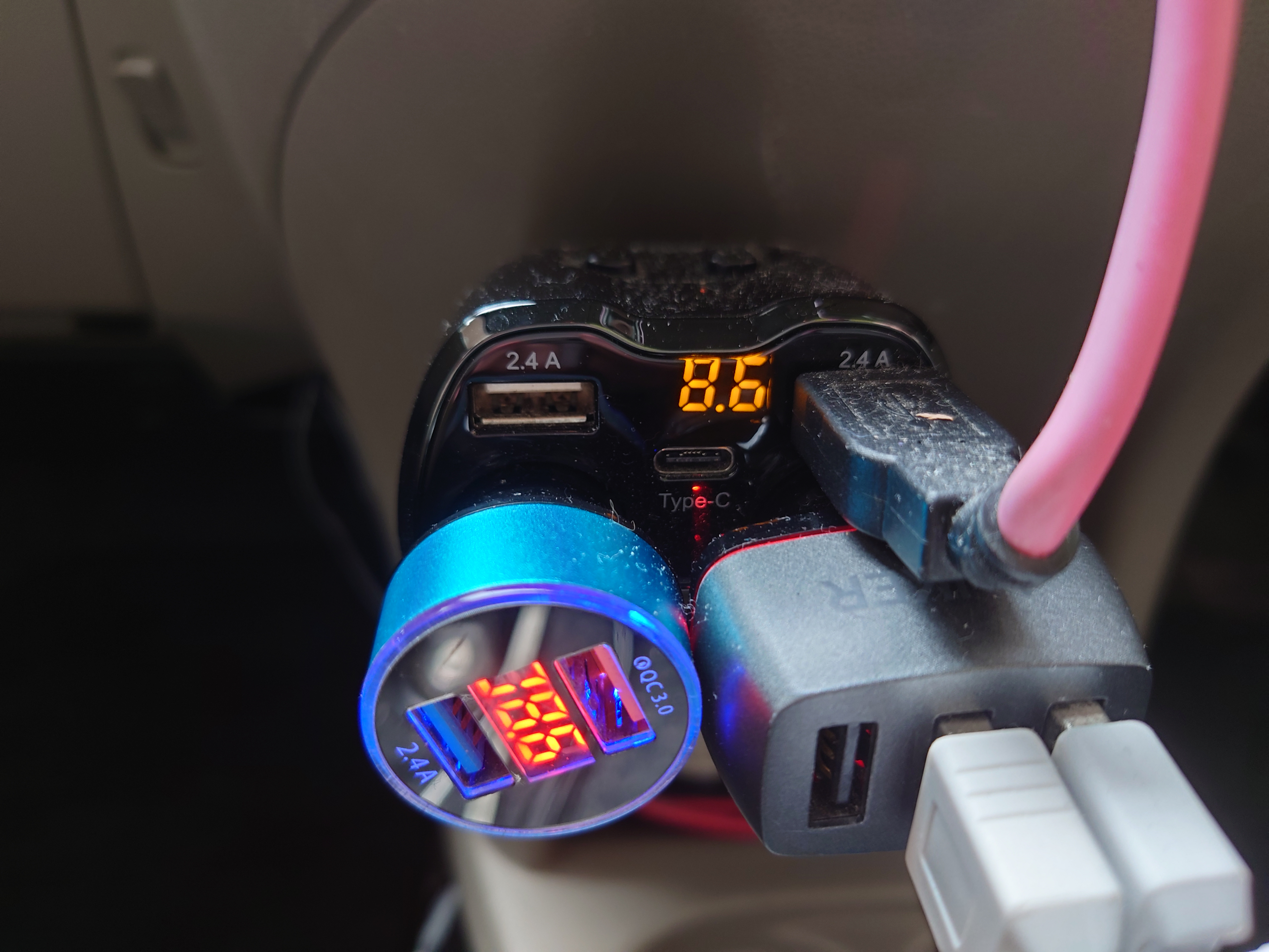 バッテリーが8.6Vしかない