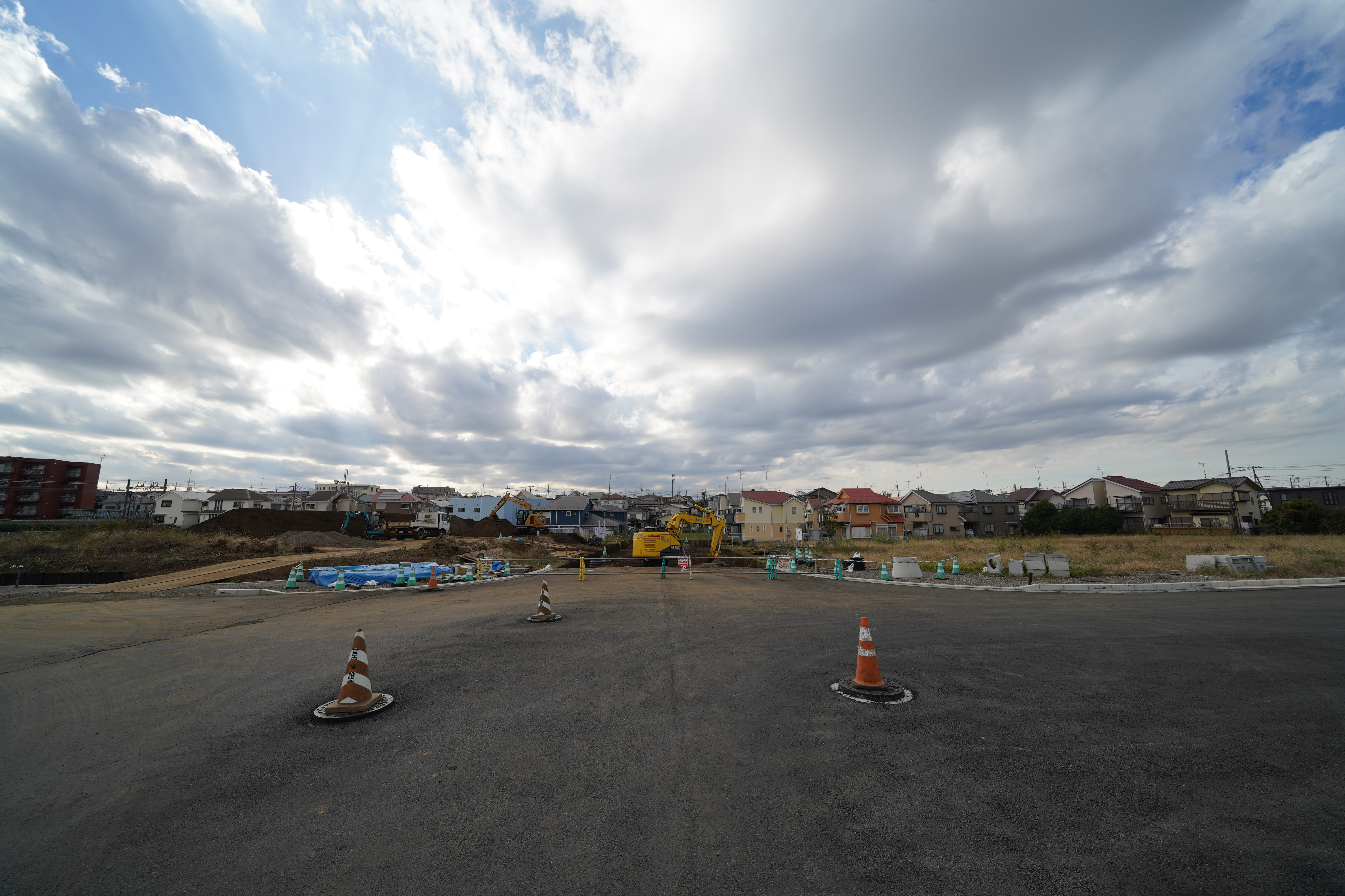 交差点部分の更地