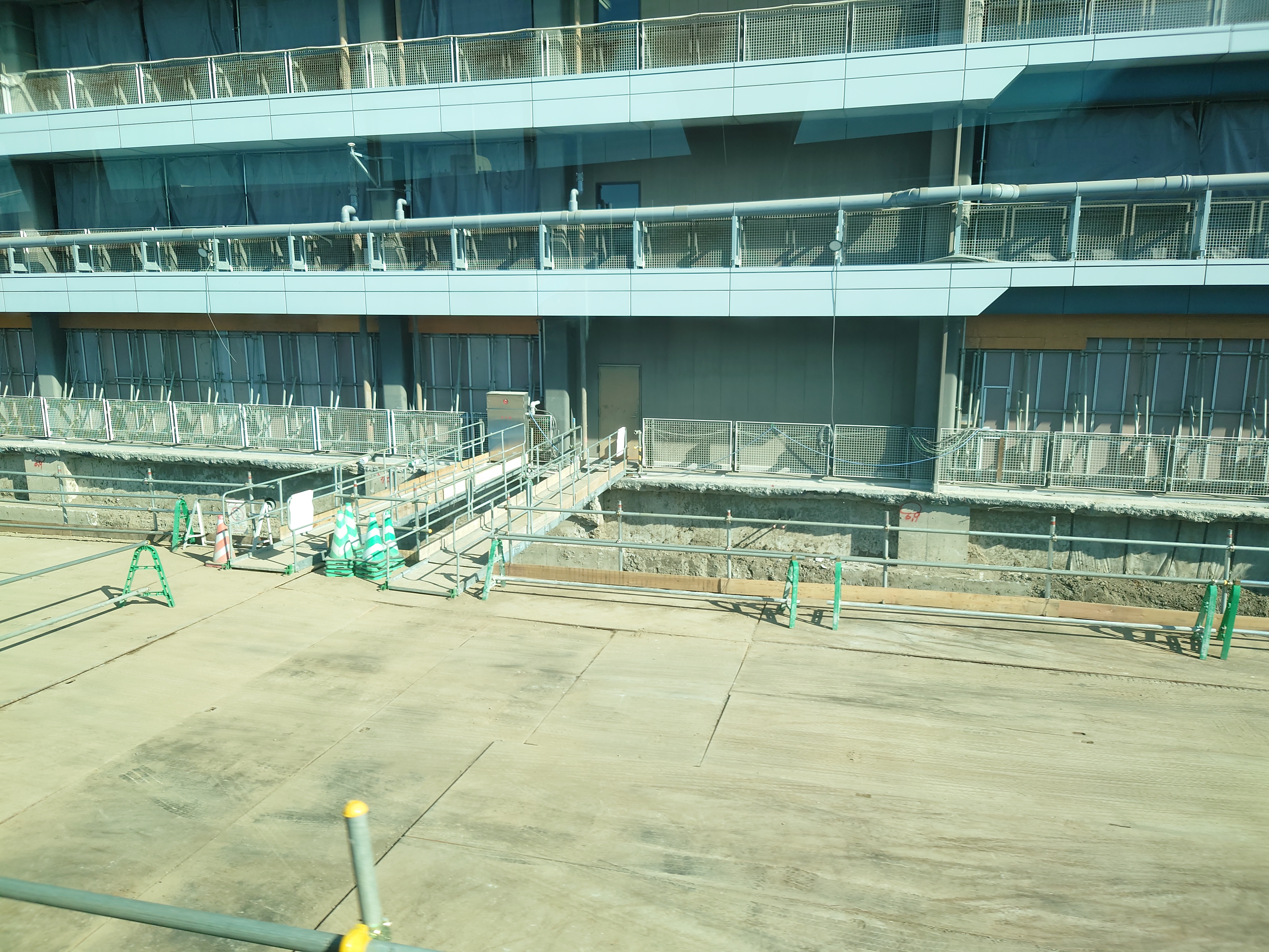 JR羽田空港駅工事現場３