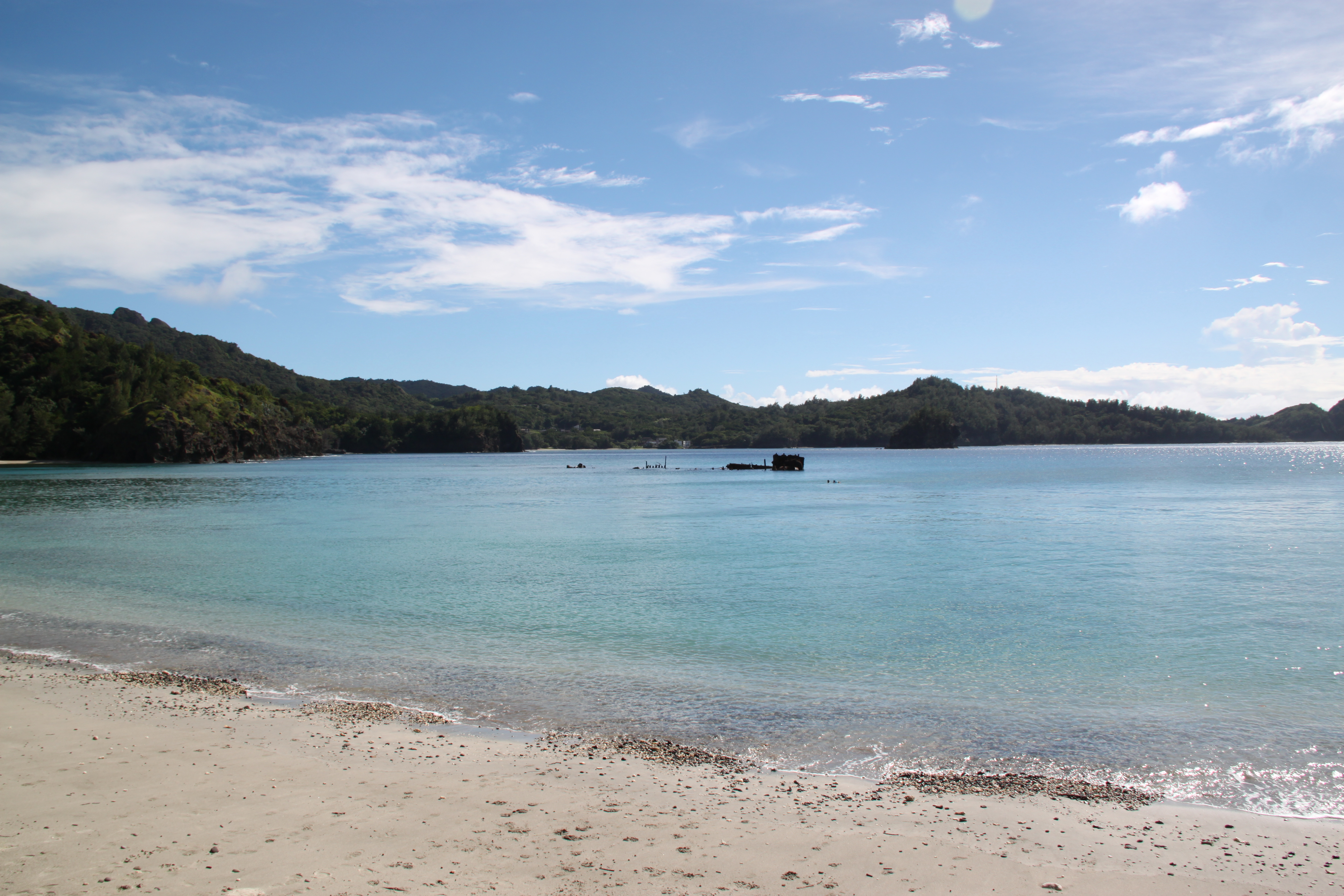 境浦海岸のビーチ１