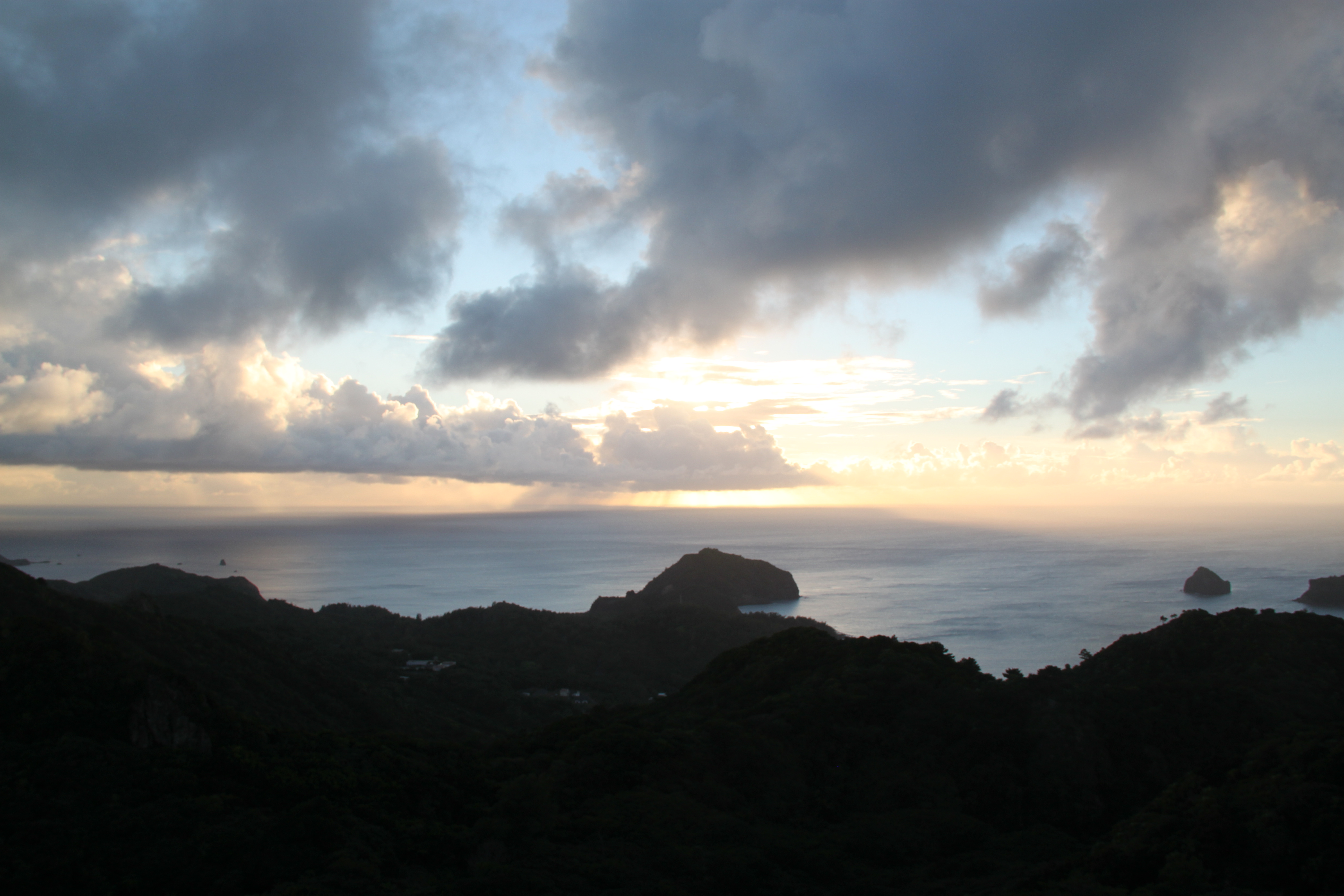 小笠原諸島の夕焼け２