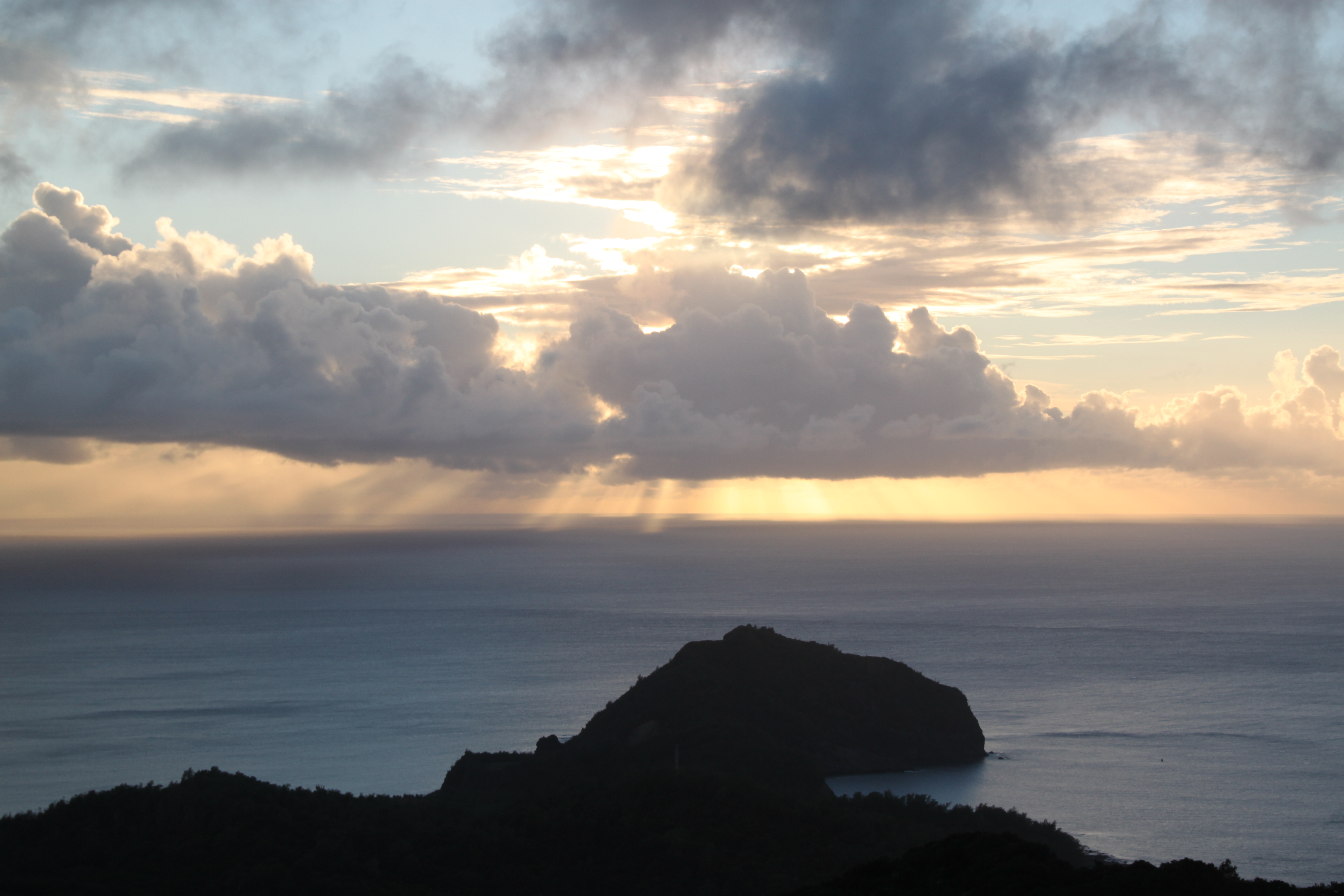 小笠原諸島の夕焼け３
