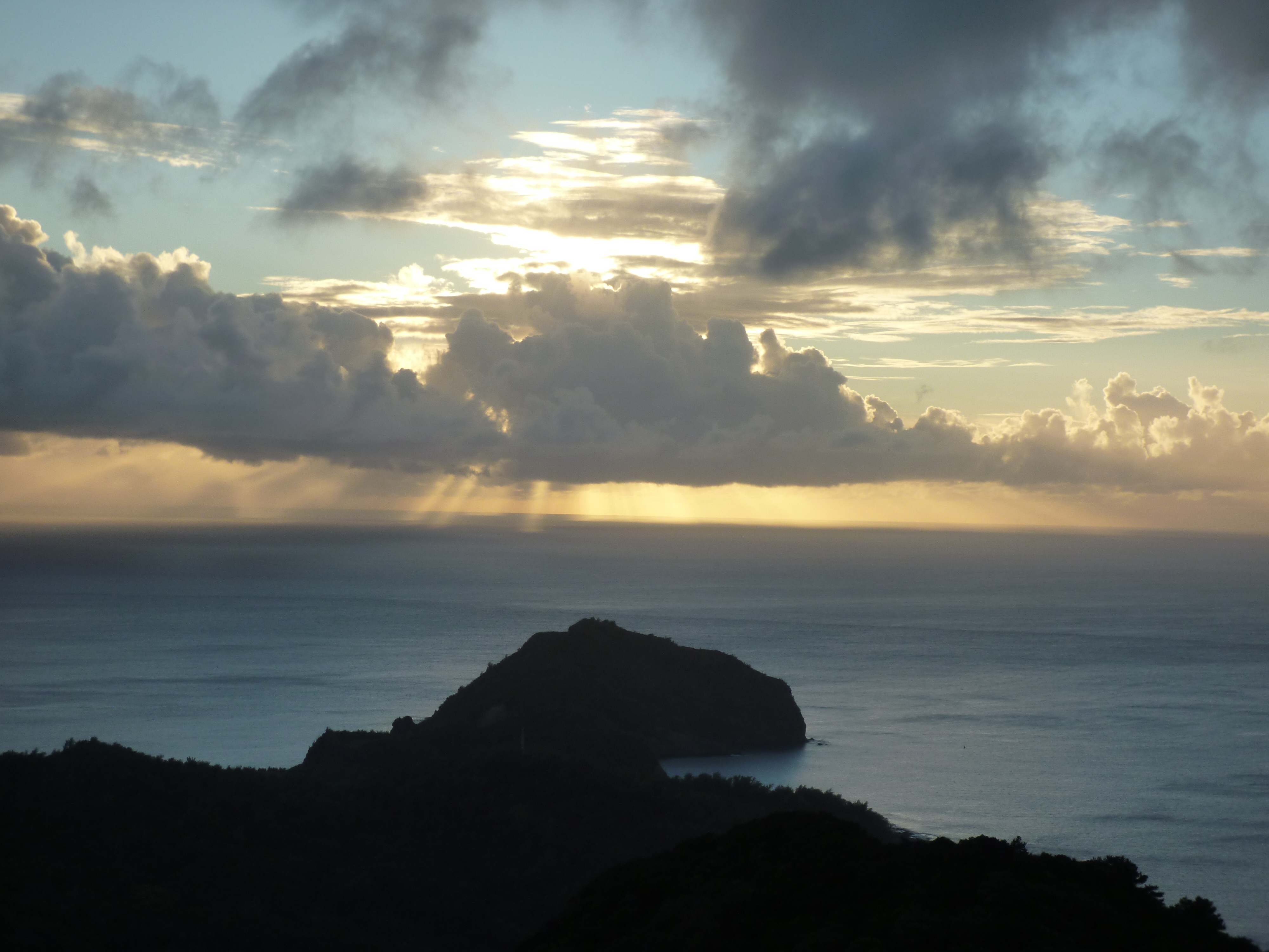 小笠原諸島の夕焼け４