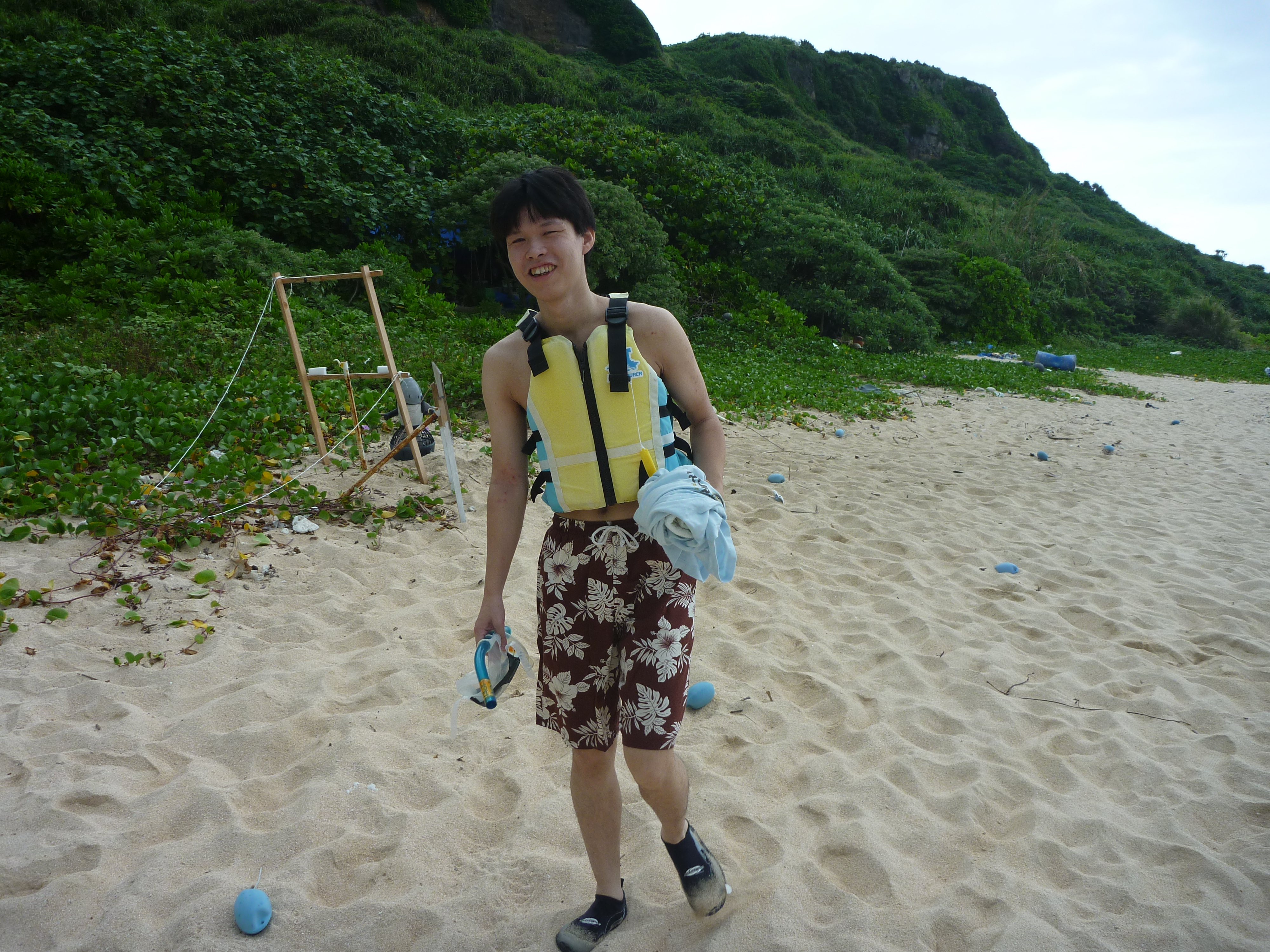 ライフジャケット装備