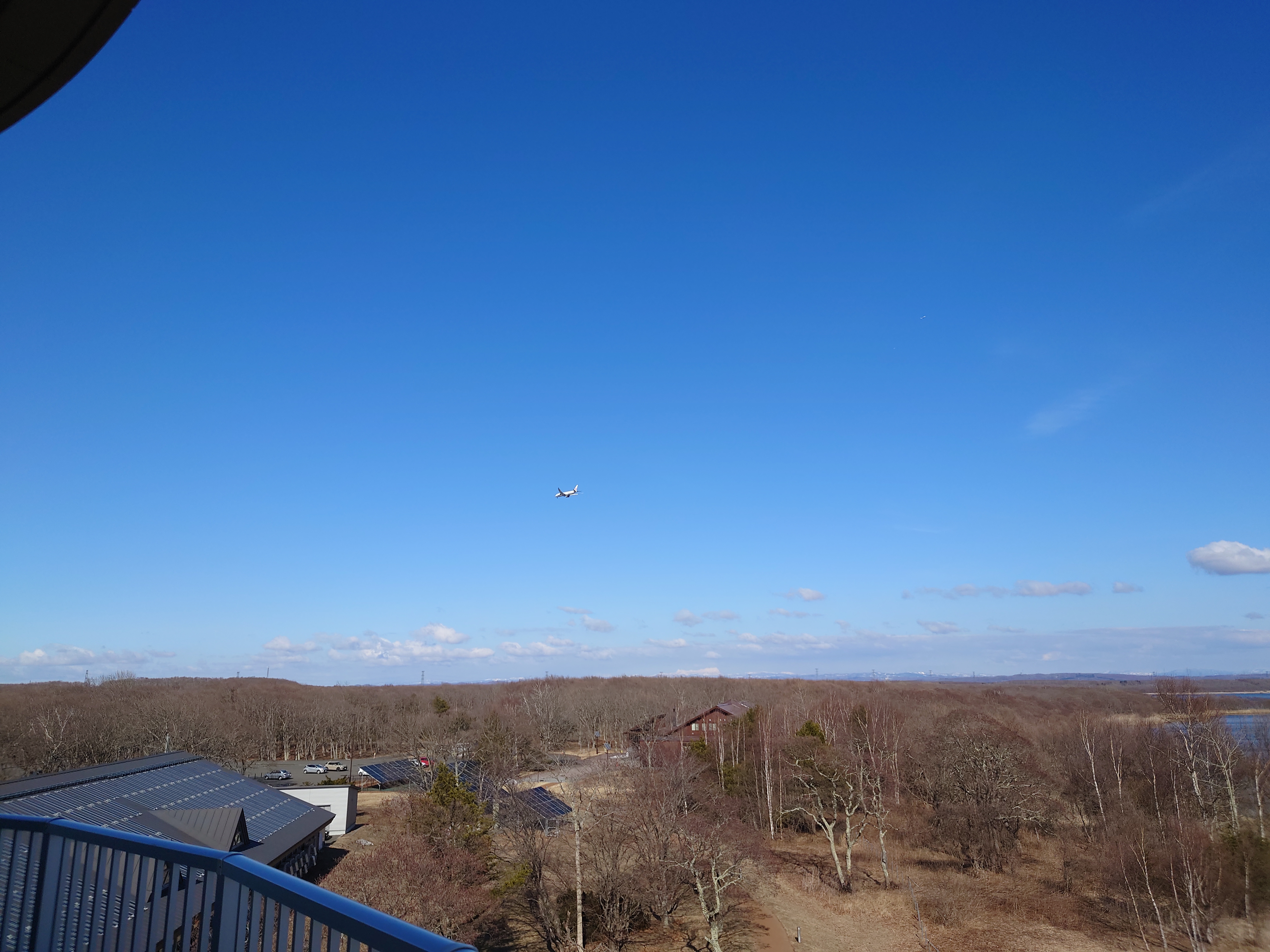 ウトナイ湖の展望台