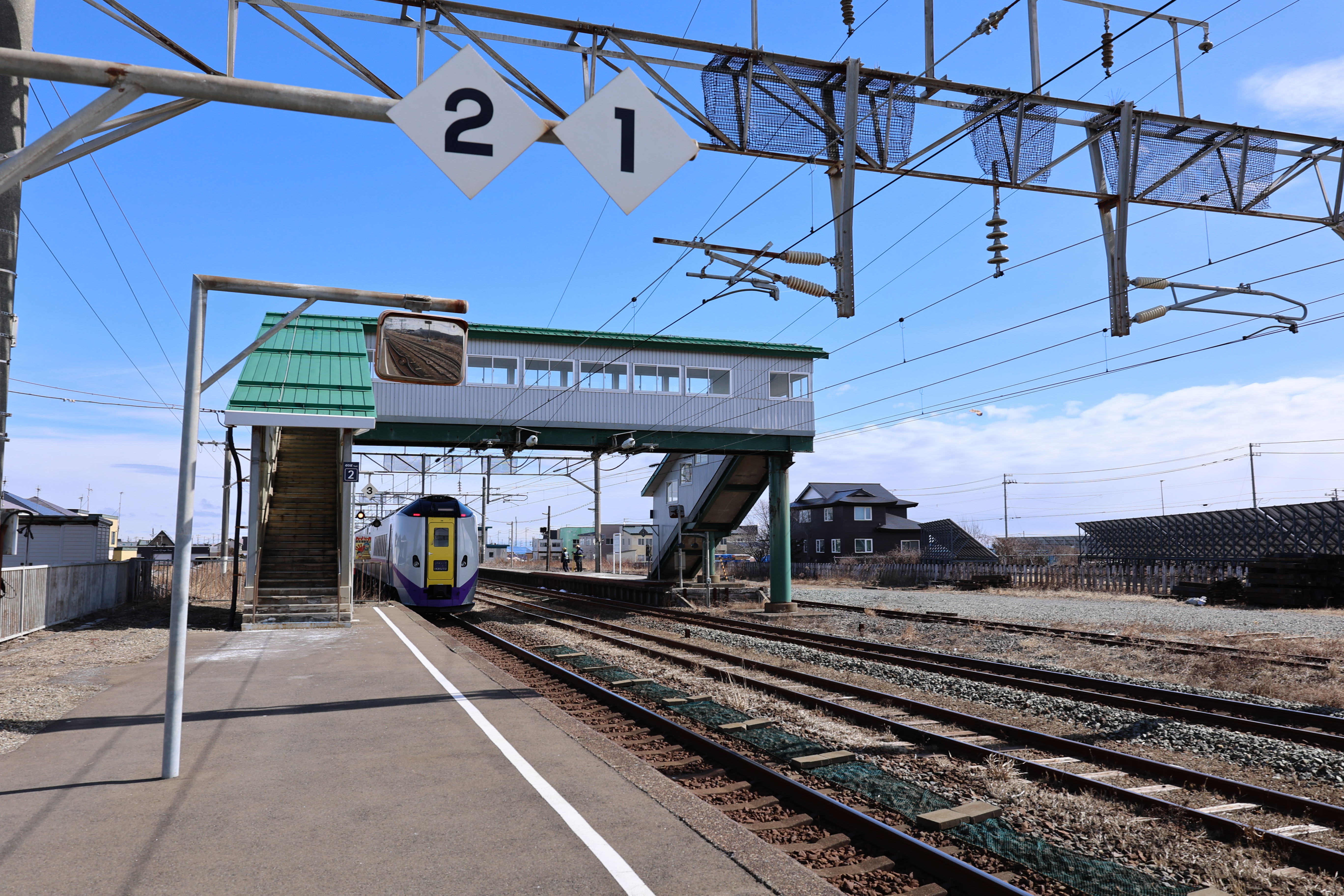 室蘭本線特急札幌行き３（錦岡駅より）