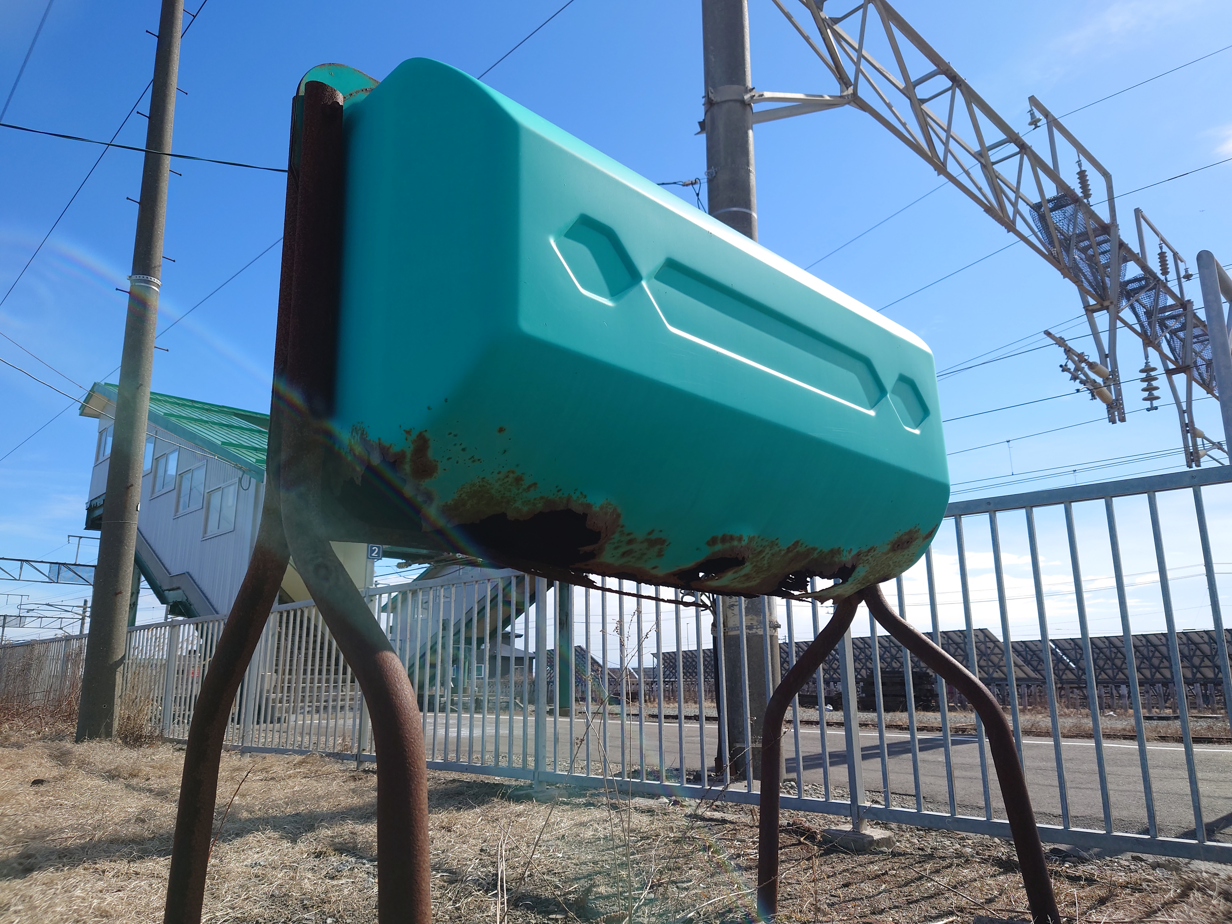 灯油タンクは壊れている