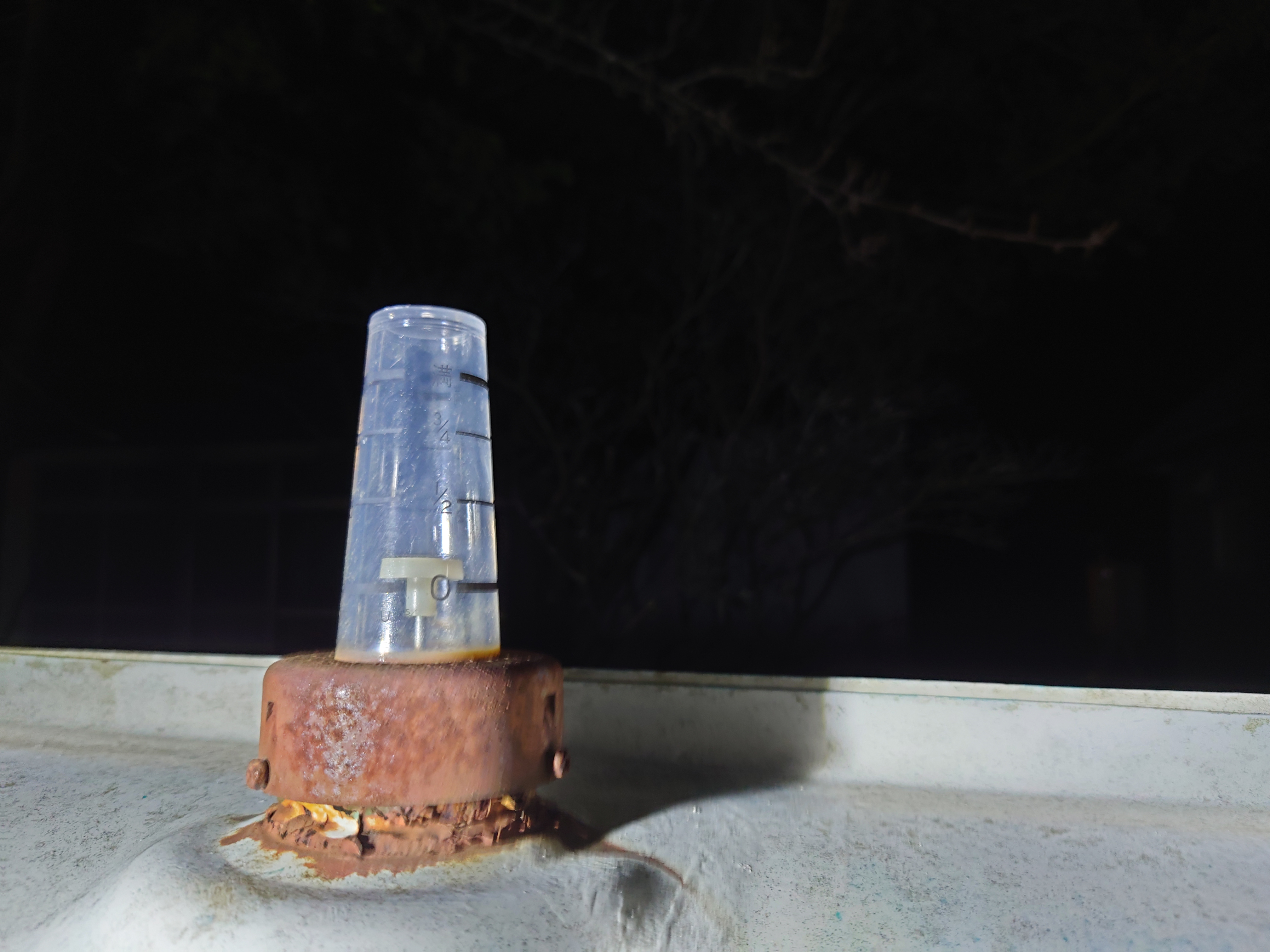 残量150リットルくらい