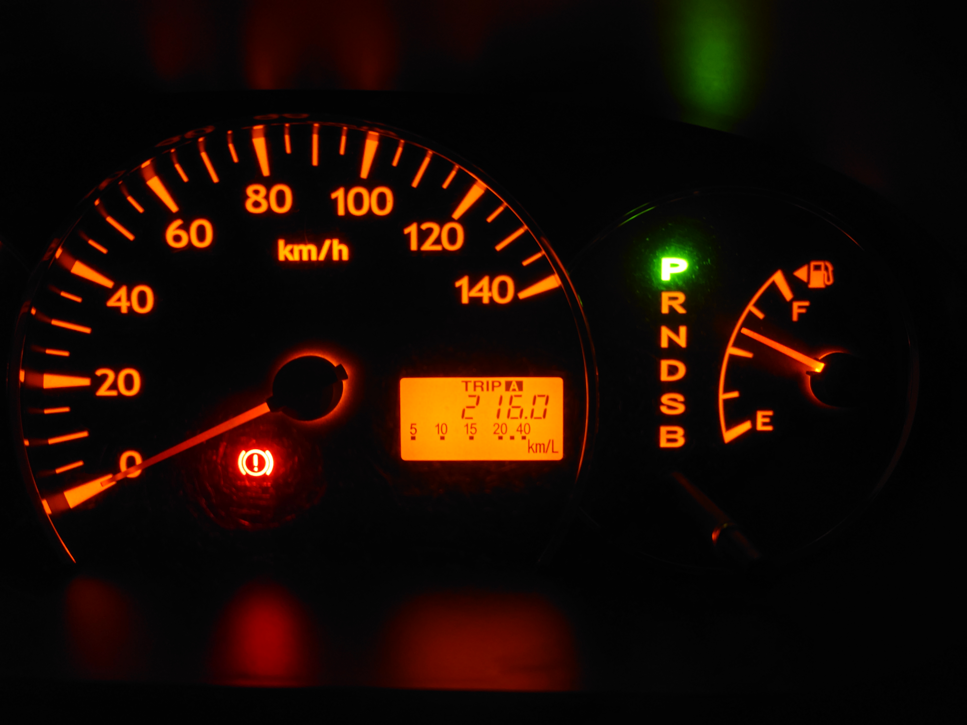 走行距離216km 走行距離216km