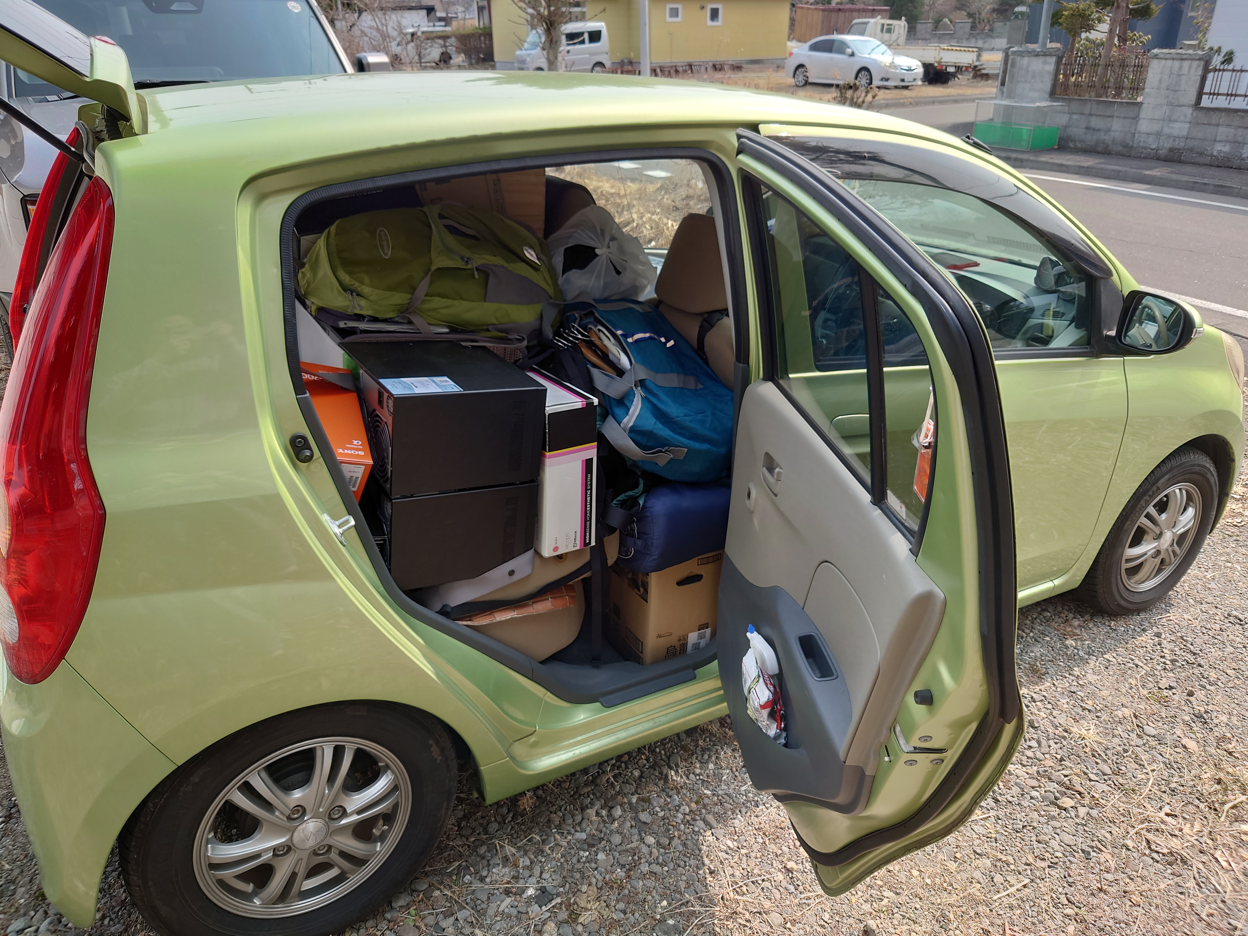 運んできた荷物２