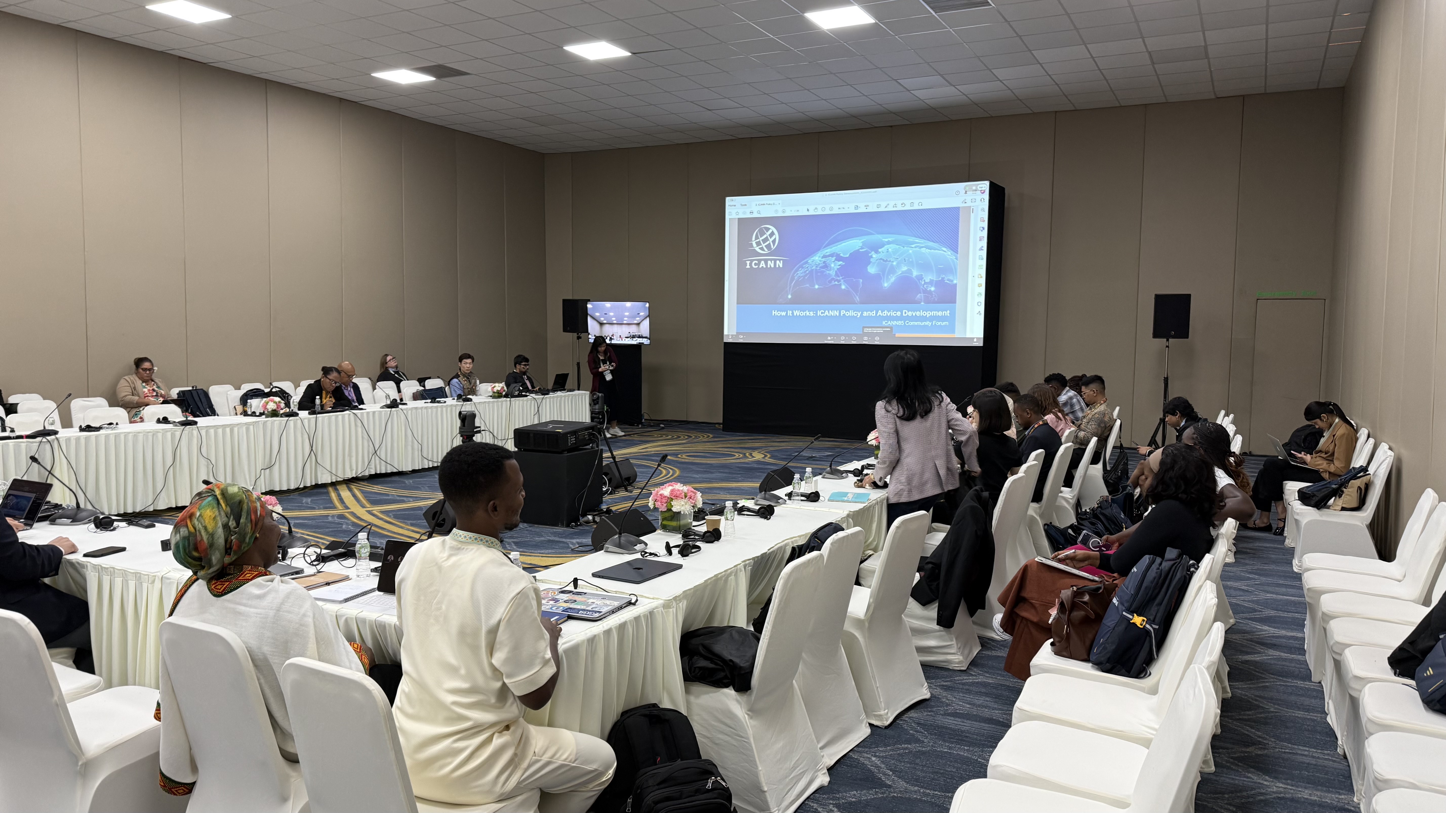 ICANN85ムンバイ会場風景