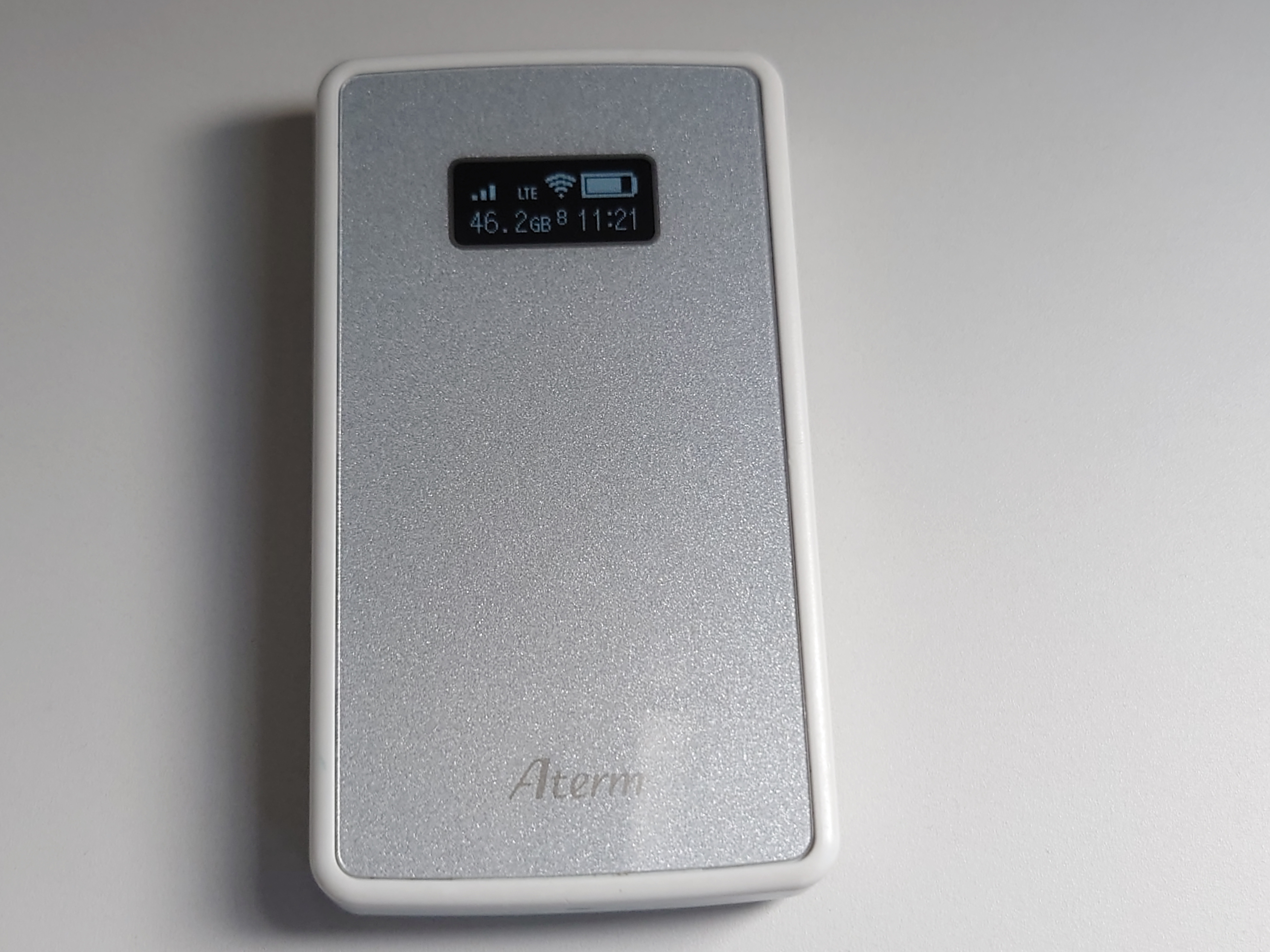9.Atermルーター残り46.2GB、旅中も快適